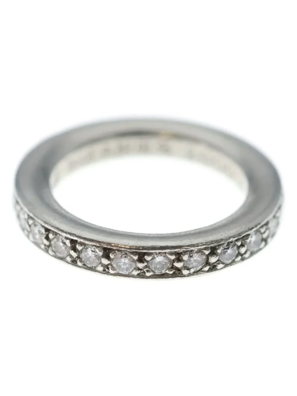 Chrome Hearts Ntfl P Platinum Dia Pave Diamond Ring
